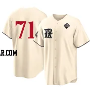 Jacob Webb Men's Texas Rangers Cream Replica 2023 City Connect 2023 World Series Jersey