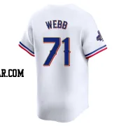 Jacob Webb Men's Texas Rangers Gold Limited White 2024 Collection Jersey