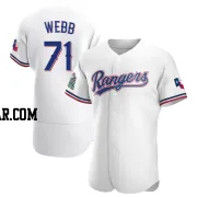 Jacob Webb Men's Texas Rangers White Authentic Home Jersey