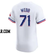 Jacob Webb Men's Texas Rangers White Elite Home Jersey