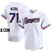 Jacob Webb Youth Texas Rangers Gold Limited White 2024 Collection Jersey