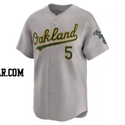 Jacob Wilson Men's Oakland Athletics Gray Limited Away Jersey