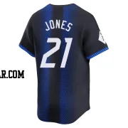 Jacoby Jones Men's Detroit Tigers Blue Limited JaCoby Jones 2024 City Connect Jersey