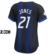 Jacoby Jones Women's Detroit Tigers Blue Limited JaCoby Jones 2024 City Connect Jersey