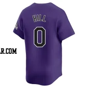 Jaden Hill Men's Colorado Rockies Purple Limited Alternate Jersey