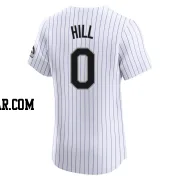 Jaden Hill Men's Colorado Rockies White Elite Home Jersey