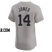 Jahmai Jones Men's New York Yankees Gray Elite Road Jersey