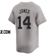 Jahmai Jones Men's New York Yankees Gray Limited Away Jersey