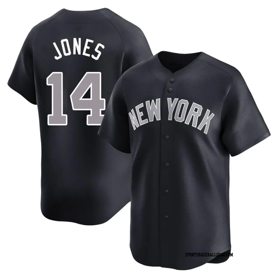 Jahmai Jones Men's New York Yankees Navy Limited Alternate Jersey