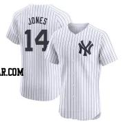 Jahmai Jones Men's New York Yankees White Elite Home Jersey