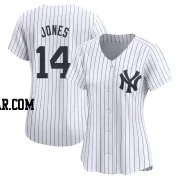 Jahmai Jones Women's New York Yankees White Limited Yankee Home Jersey