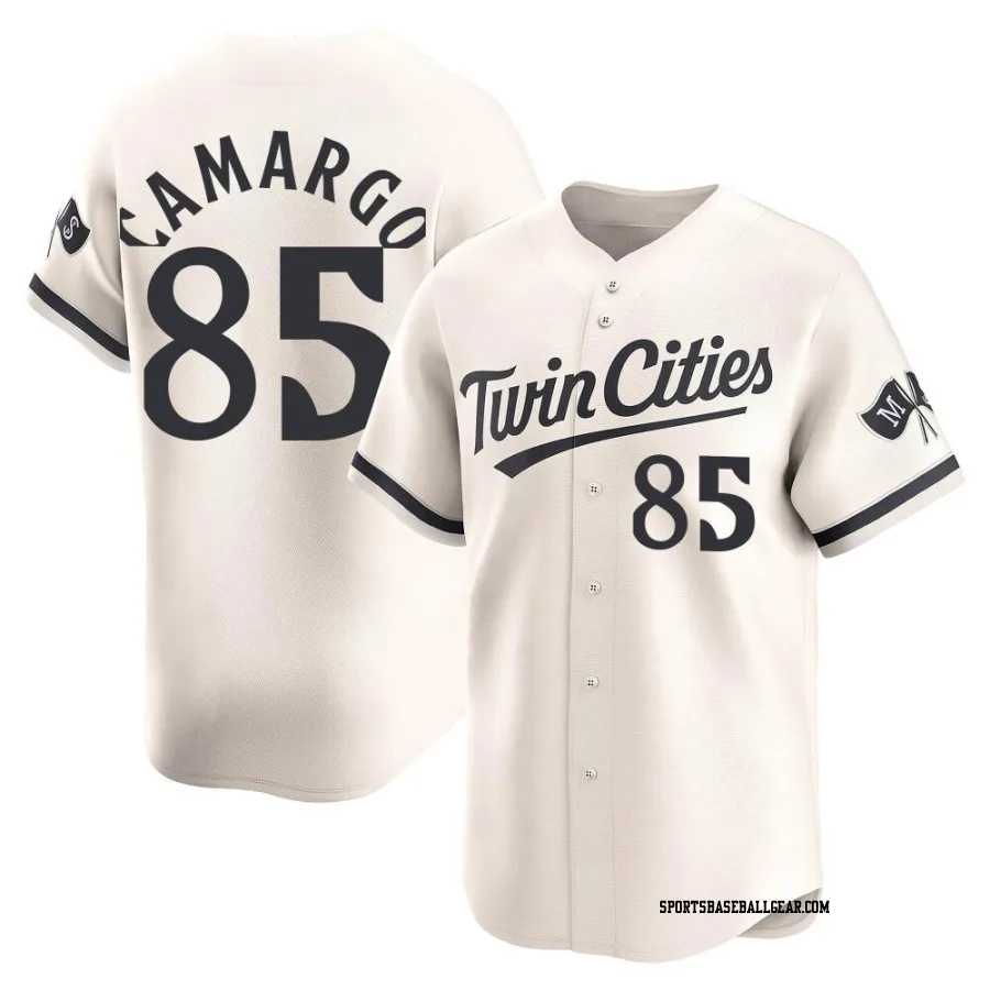 Jair Camargo Men's Minnesota Twins Cream Limited Alternate Jersey