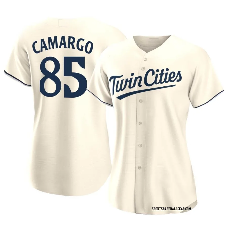 Jair Camargo Women's Minnesota Twins Cream Authentic Alternate Jersey