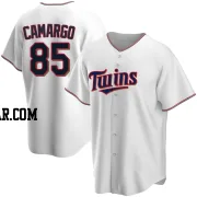 Jair Camargo Youth Minnesota Twins White Replica Home Jersey