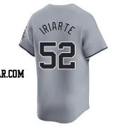 Jairo Iriarte Men's Chicago White Sox Gray Limited Road Jersey