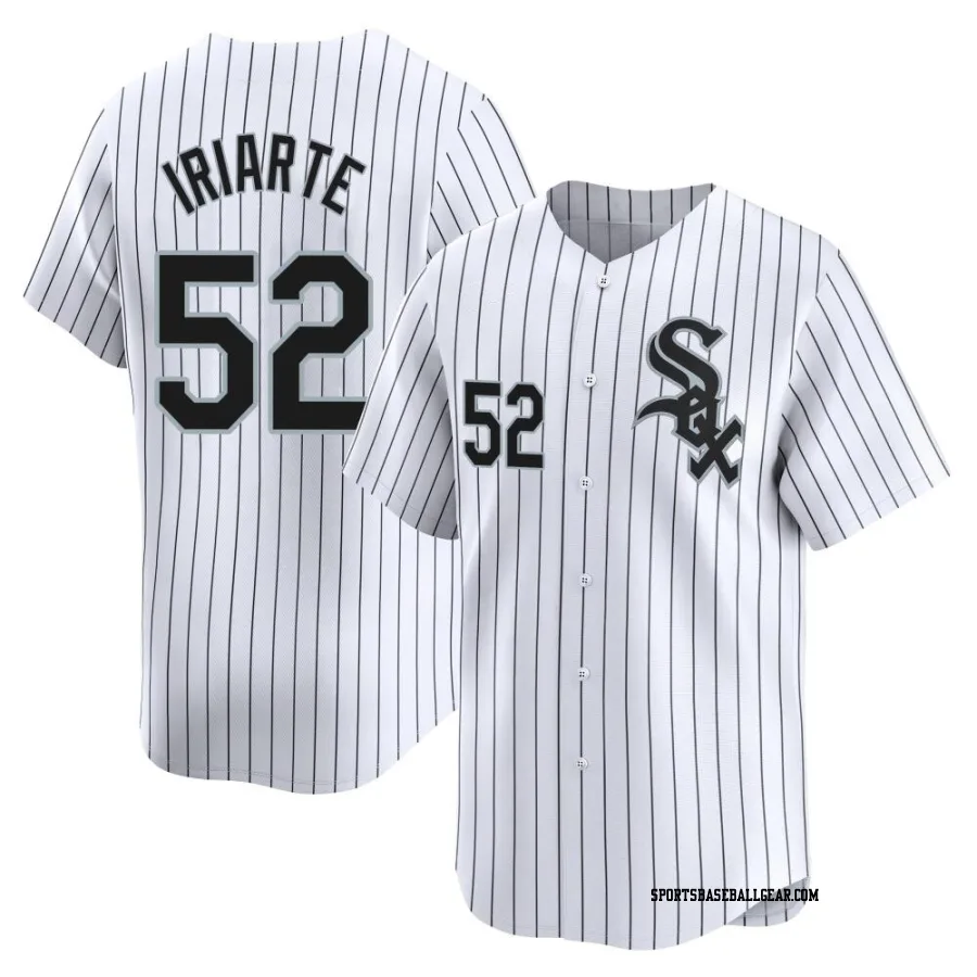 Jairo Iriarte Men's Chicago White Sox White Limited Home Jersey