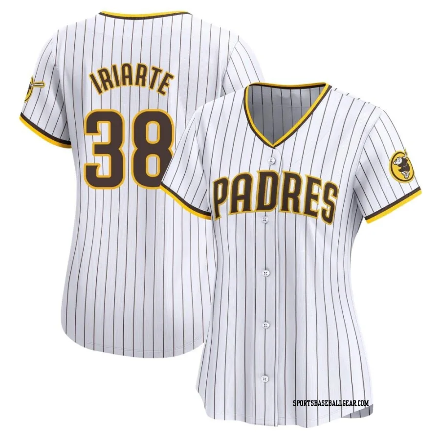 Jairo Iriarte Women's San Diego Padres White Limited Home Jersey