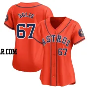 Jairo Solis Women's Houston Astros Orange Limited Alternate Jersey