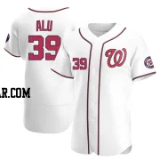 Jake Alu Men's Washington Nationals White Authentic Home Jersey