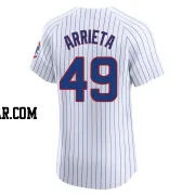 Jake Arrieta Men's Chicago Cubs White Elite Home Jersey