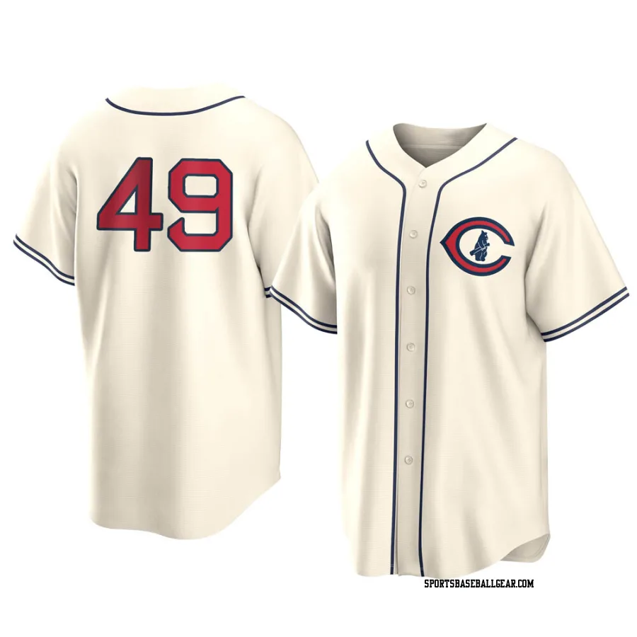 Jake Arrieta Youth Chicago Cubs Cream Replica 2022 Field Of Dreams Jersey