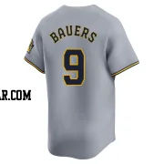 Jake Bauers Youth Milwaukee Brewers Gray Limited Away Jersey