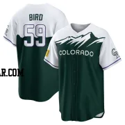 Jake Bird Men's Colorado Rockies Green Replica 2022 City Connect Jersey