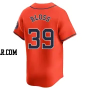 Jake Bloss Men's Houston Astros Orange Limited Alternate Jersey