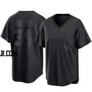 Jake Bloss Men's Toronto Blue Jays Black Replica Pitch Fashion Jersey