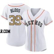 Jake Bloss Women's Houston Astros Gold Authentic White 2023 Collection Jersey