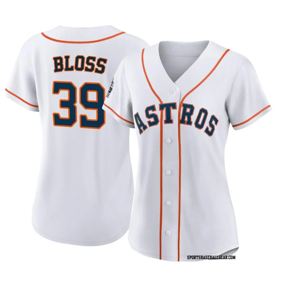 Jake Bloss Women's Houston Astros White Authentic 2022 World Series Home Jersey