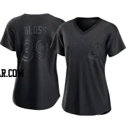 Jake Bloss Women's Toronto Blue Jays Black Replica Pitch Fashion Jersey