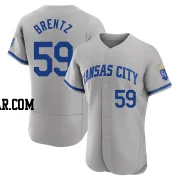 Jake Brentz Men's Kansas City Royals Gray Authentic 2022 Road Jersey