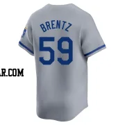 Jake Brentz Men's Kansas City Royals Gray Limited Away Jersey