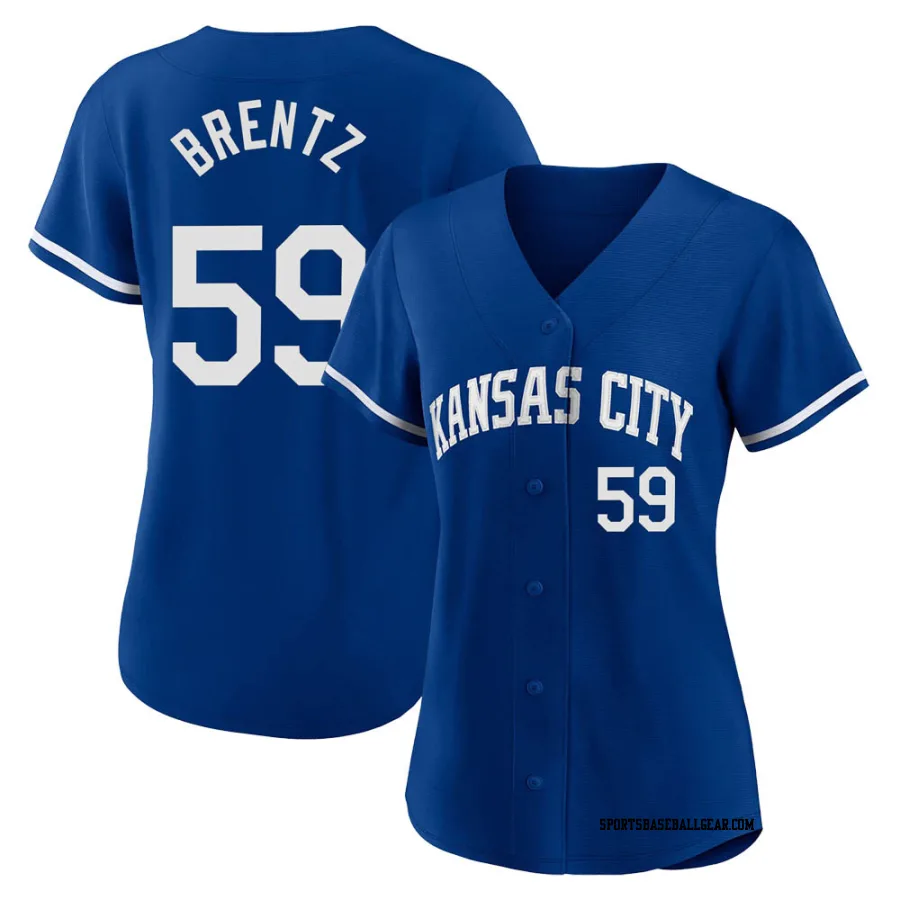 Jake Brentz Men's Kansas City Royals Royal Replica 2022 Alternate Jersey