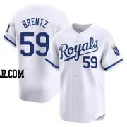 Jake Brentz Men's Kansas City Royals White Limited Home Jersey