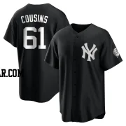 Jake Cousins Men's New York Yankees Black/White Replica Jersey