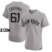 Jake Cousins Men's New York Yankees Gray Elite Road Jersey