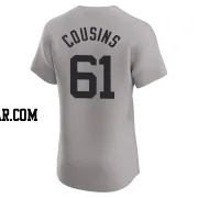 Jake Cousins Men's New York Yankees Gray Elite Road Jersey