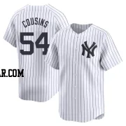 Jake Cousins Men's New York Yankees White Limited Yankee Home Jersey