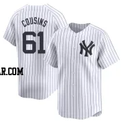 Jake Cousins Men's New York Yankees White Limited Yankee Home Jersey