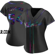 Jake Cousins Women's Milwaukee Brewers Black Holographic Replica Alternate Jersey