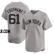 Jake Cousins Youth New York Yankees Gray Limited Away Jersey