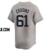 Jake Cousins Youth New York Yankees Gray Limited Away Jersey