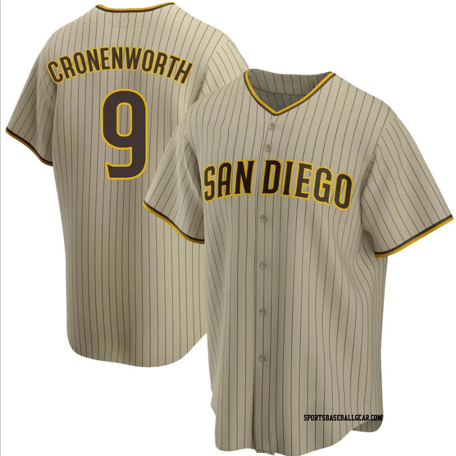 Jake Cronenworth Men's San Diego Padres Sand/Brown Replica Alternate Jersey