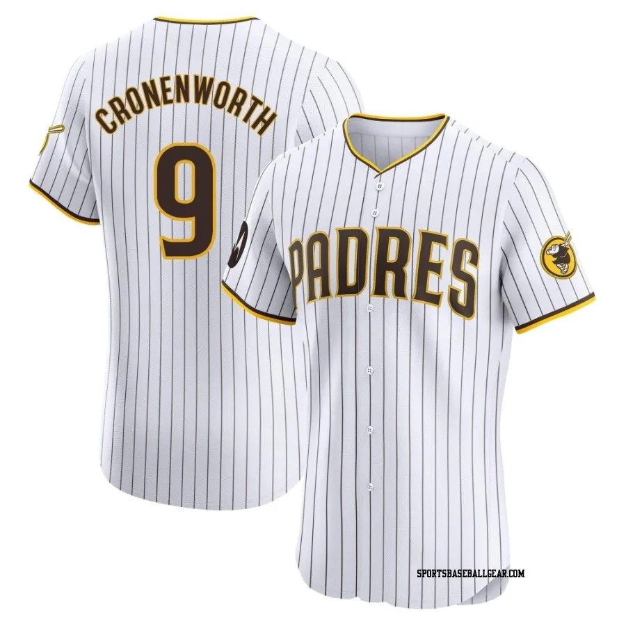 Jake Cronenworth Men's San Diego Padres White Elite Home Patch Jersey