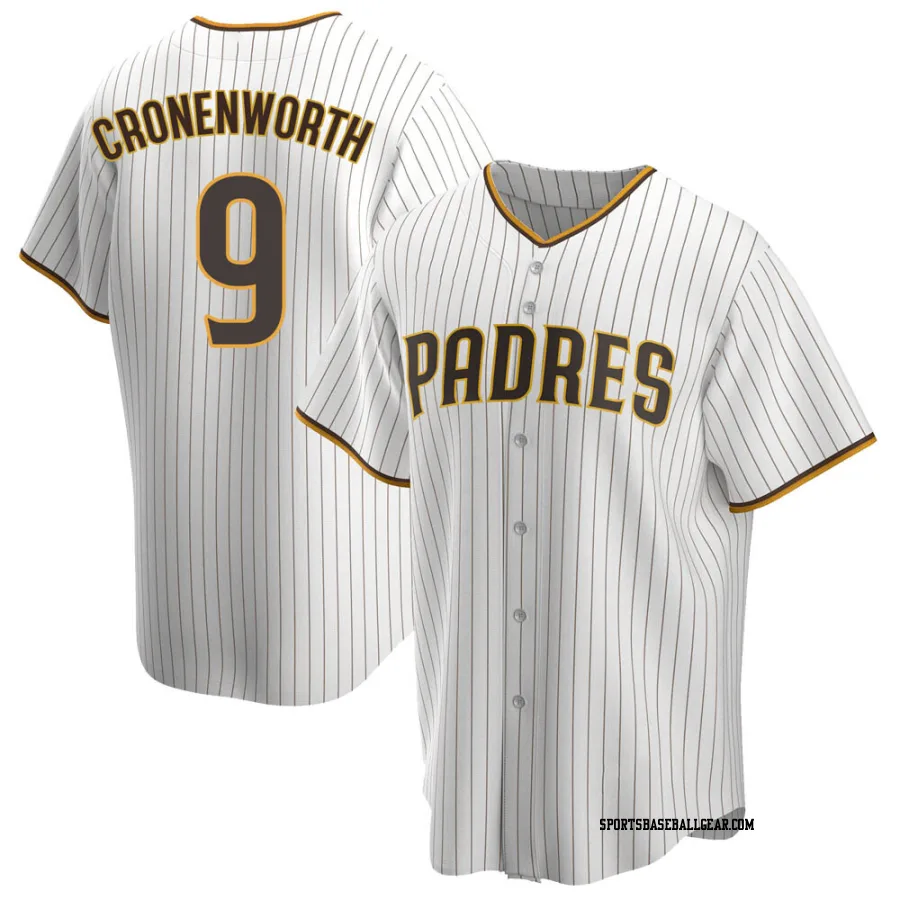 Jake Cronenworth Men's San Diego Padres White/Brown Replica Home Jersey