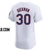 Jake Diekman Men's New York Mets White Elite Home Jersey