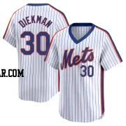 Jake Diekman Men's New York Mets White Limited Cooperstown Collection Jersey