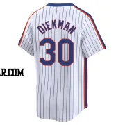 Jake Diekman Men's New York Mets White Limited Cooperstown Collection Jersey